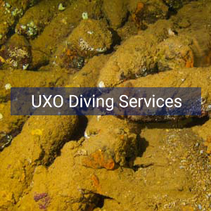 UXO underwater diving services